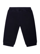 Pantaloni sportivi per neonato Balmain Kids blu con logo sul davanti BY6500 Z3183 617BC BALMAIN KIDS 