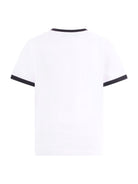 T-shirt per bambino Balmain Kids bianca con dettagli a contrasto BY8P41 Z3672 100NE BALMAIN KIDS 