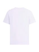 T-shirt per bambino Balmain Kids bianca con bottoni dorati BY8Q81 Z3672 100OR BALMAIN KIDS 