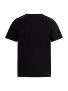 T-shirt per bambino Balmain Kids nera con logo sul davanti BY8Q81 Z3672 930OR BALMAIN KIDS 