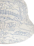 Cappello bucket Piob per bambino Bonpoint blu inchiostro con stampa grafica S06YACW00002 677 BONPOINT KIDS 