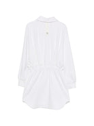 Abito per bambina Douuod Kids bianco con colletto classico DY1A60 J0371 100 DOUUOD KIDS 