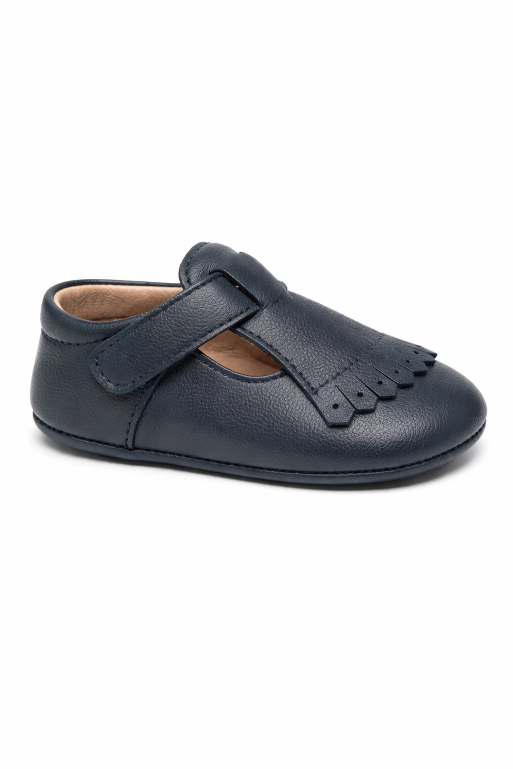 Scarpe primi passi per neonata Eli1957 blu con soletta in pelle con logo 10028AL MARINO Eli Kids 