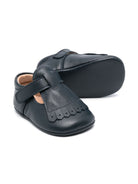 Scarpe primi passi per neonata Eli1957 blu con soletta in pelle con logo 10028AL MARINO Eli Kids 