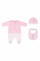 Set tre pezzi per neonata Fendi Kids rosa con stampa Cavallino Fendi BUK160 8RA F0C11 FENDI KIDS 