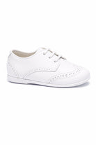 Stringate per neonato Andrea Montelpare bianco con chiusura con lacci MT952 BIANCO MONTELPARE TRADITION KIDS 