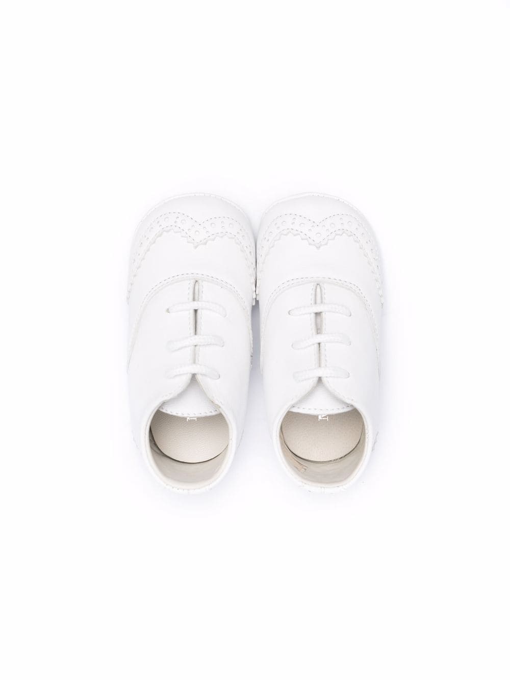 Stringate per neonato Andrea Montelpare bianco con chiusura con lacci MT952 BIANCO MONTELPARE TRADITION KIDS 