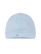 Cappellino per neonato Petit Bateau azzurro con logo sul davanti A0CIU 01 PETIT BATEAU KIDS 