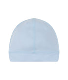 Cappellino per neonato Petit Bateau azzurro con logo sul davanti A0CIU 01 PETIT BATEAU KIDS 