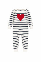 Tutina per neonati Petit Bateau multicolore con design a righe A0CN4 01 PETIT BATEAU KIDS 