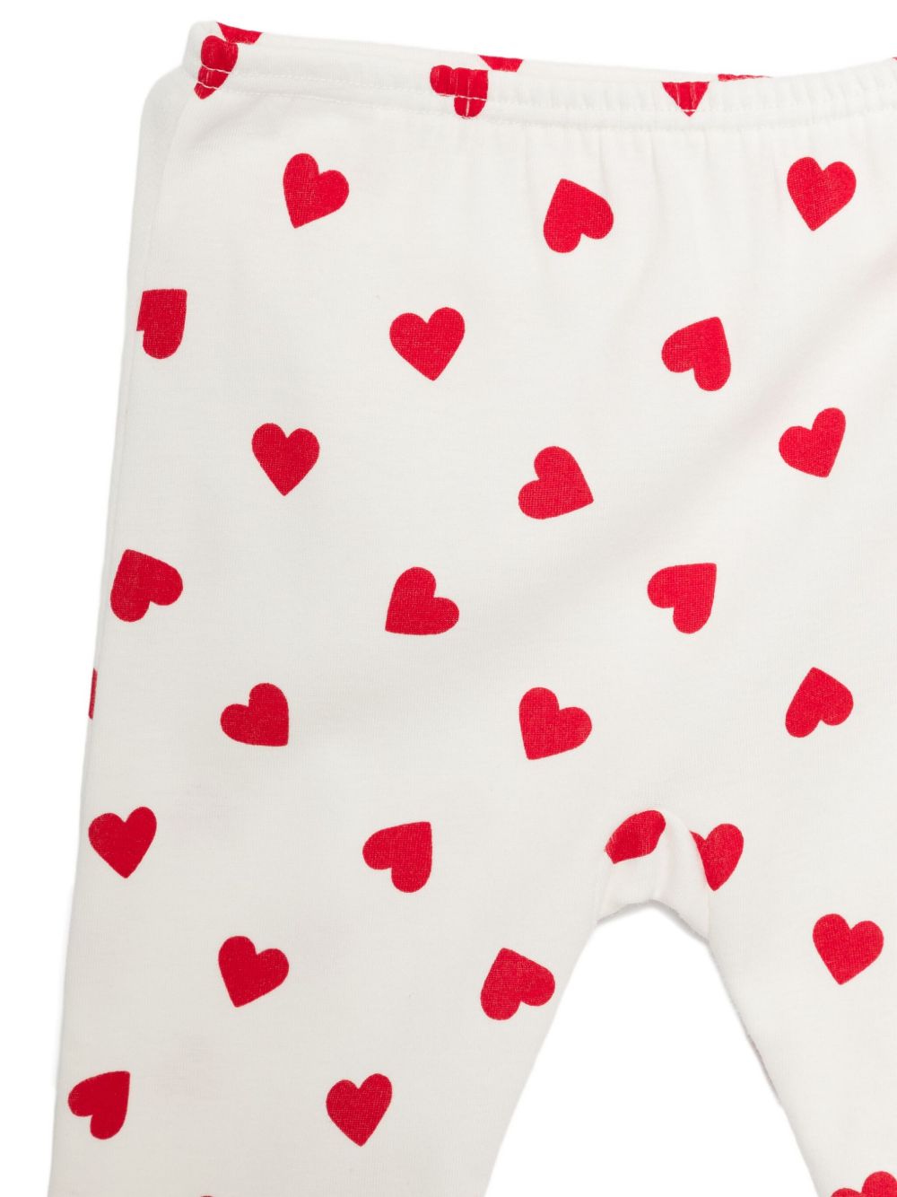 Tutina per neonati Petit Bateu bianca con stampa con cuore A0DRL 01 PETIT BATEAU KIDS 