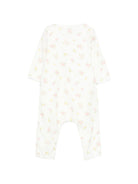 Tutina per neonati Petit Bateau bianca con stampa floreale A0FGZ 02 PETIT BATEAU KIDS 