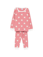 Set di due pigiami per bambina Petit Bateau rosa con stampa grafica all-over A0FQ1 00 PETIT BATEAU KIDS 