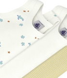 Set di tre tutine per neonati Petit Bateau multicolore a fantasie diverse A0FSM 00 PETIT BATEAU KIDS 