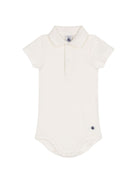 Tutina per neonati Petit Bateau bianca con colletto A09ZH 01 PETIT BATEAU KIDS 