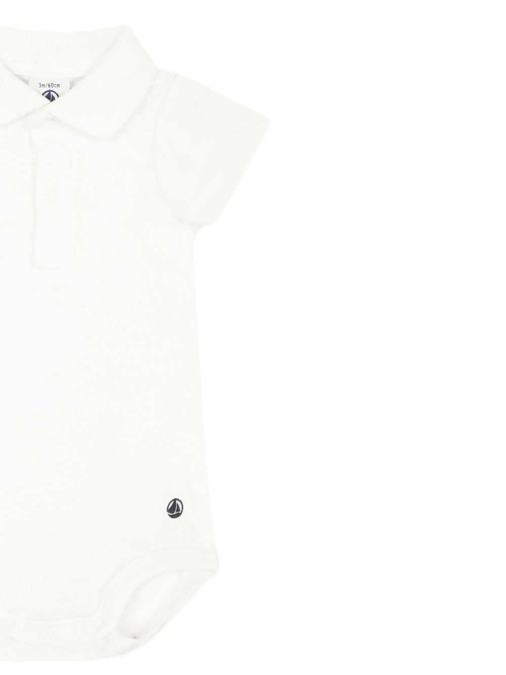 Tutina per neonati Petit Bateau bianca con colletto A09ZH 01 PETIT BATEAU KIDS 