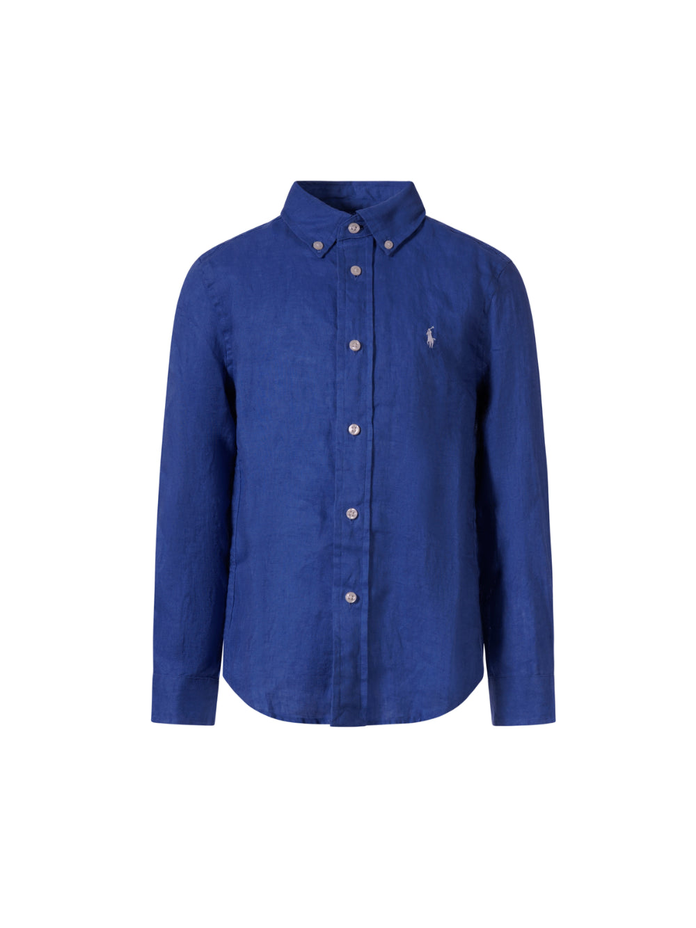 Camicia per bambino Polo Ralph Lauren Kids blu con caratteristico motivo Polo Pony 322967600 500 Ralph Lauren kids 