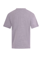 T-shirt per bambina Stella McCartney Kids grigia con logo goffrato sul davanti TV8P41 Z0434 809 STELLA McCARTNEY KIDS 
