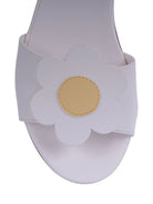 Sandali per bambina Stella McCartney Kids bianchi con applicazione fiore TY0D06 Z2118 101 STELLA McCARTNEY KIDS 