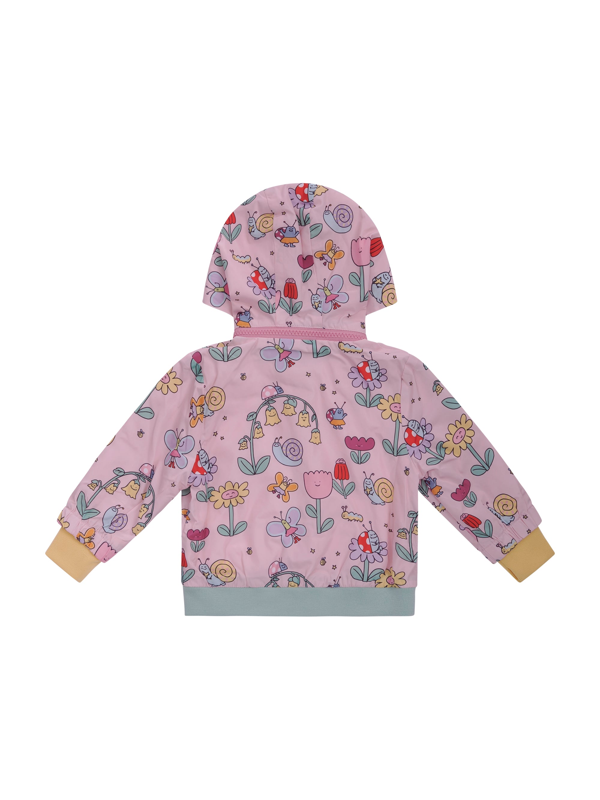 Giubbino per neonata Stella McCartney Kids rosa con logo all-over TY2007 Z3598 51RMC STELLA McCARTNEY KIDS 