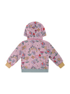 Giubbino per neonata Stella McCartney Kids rosa con logo all-over TY2007 Z3598 51RMC STELLA McCARTNEY KIDS 