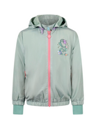 Giubbino per bambina Stella McCartney Kids verde con logo sul davanti TY2B37 Z0537 754 STELLA McCARTNEY KIDS 