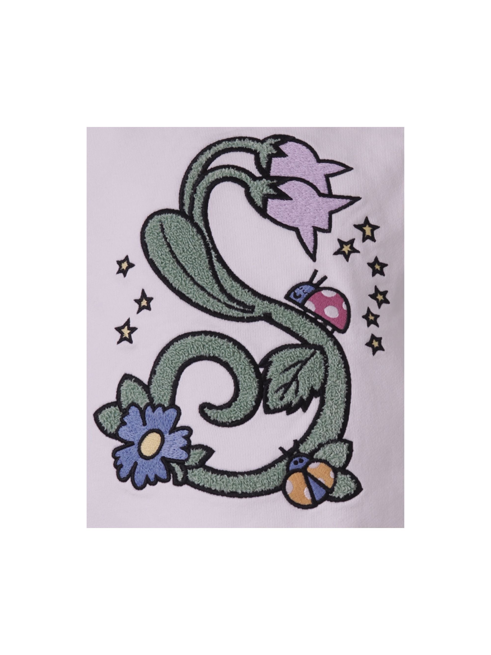 Felpa per bambina Stella McCartney Kids bianca con stampa floreale TY4A20 Z3409 101 STELLA McCARTNEY KIDS 