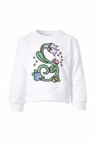 Felpa per bambina Stella McCartney Kids bianca con stampa floreale TY4A20 Z3409 101 STELLA McCARTNEY KIDS 