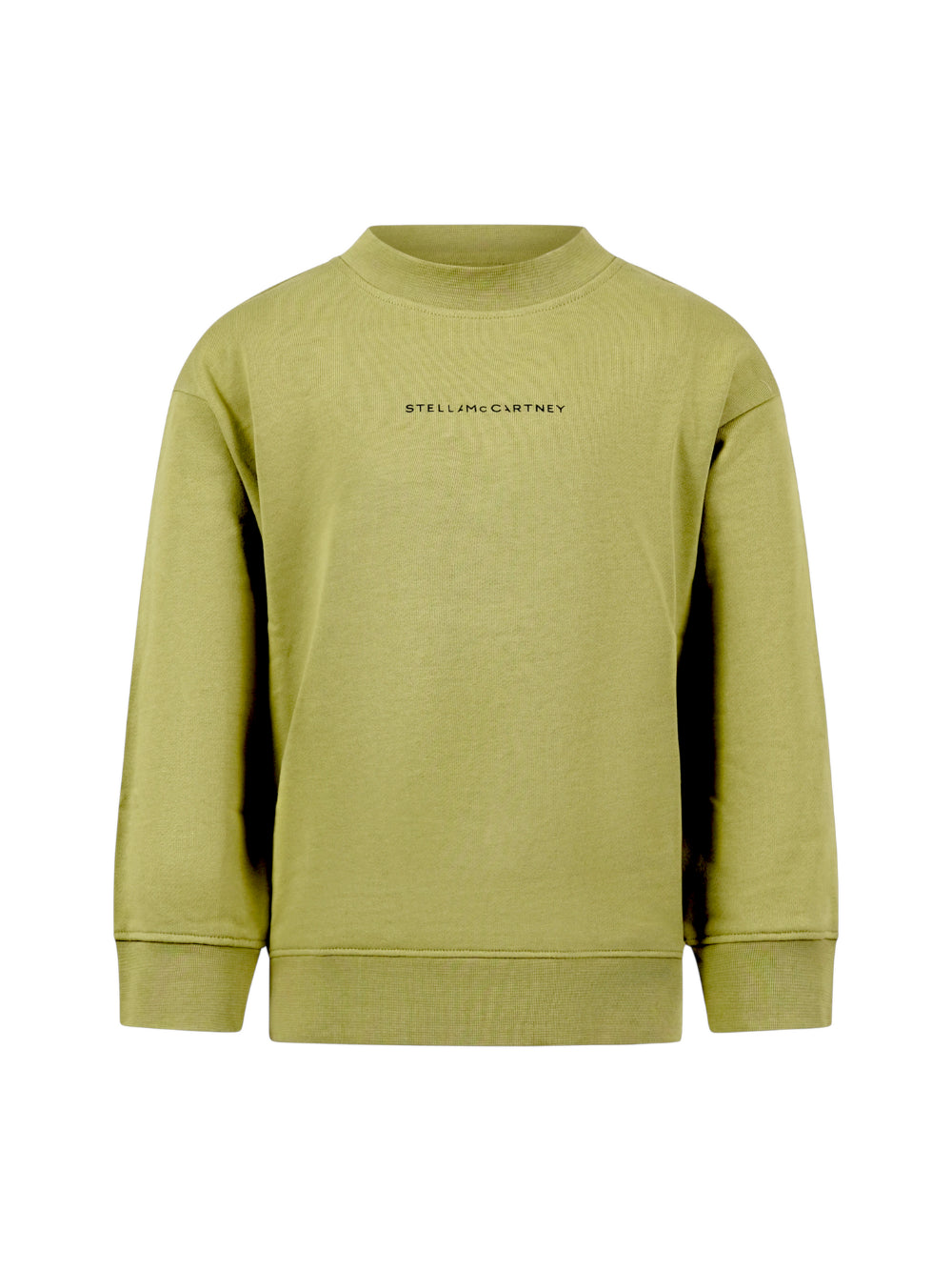 Felpa per bambino Stella McCartney Kids verde con stampa grafica sul retro TY4P10 Z0499 770 STELLA McCARTNEY KIDS 