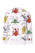 Felpa per bambino Stella McCartney Kids bianca con stampa grafica TY4P40 Z3522 137MC STELLA McCARTNEY KIDS 