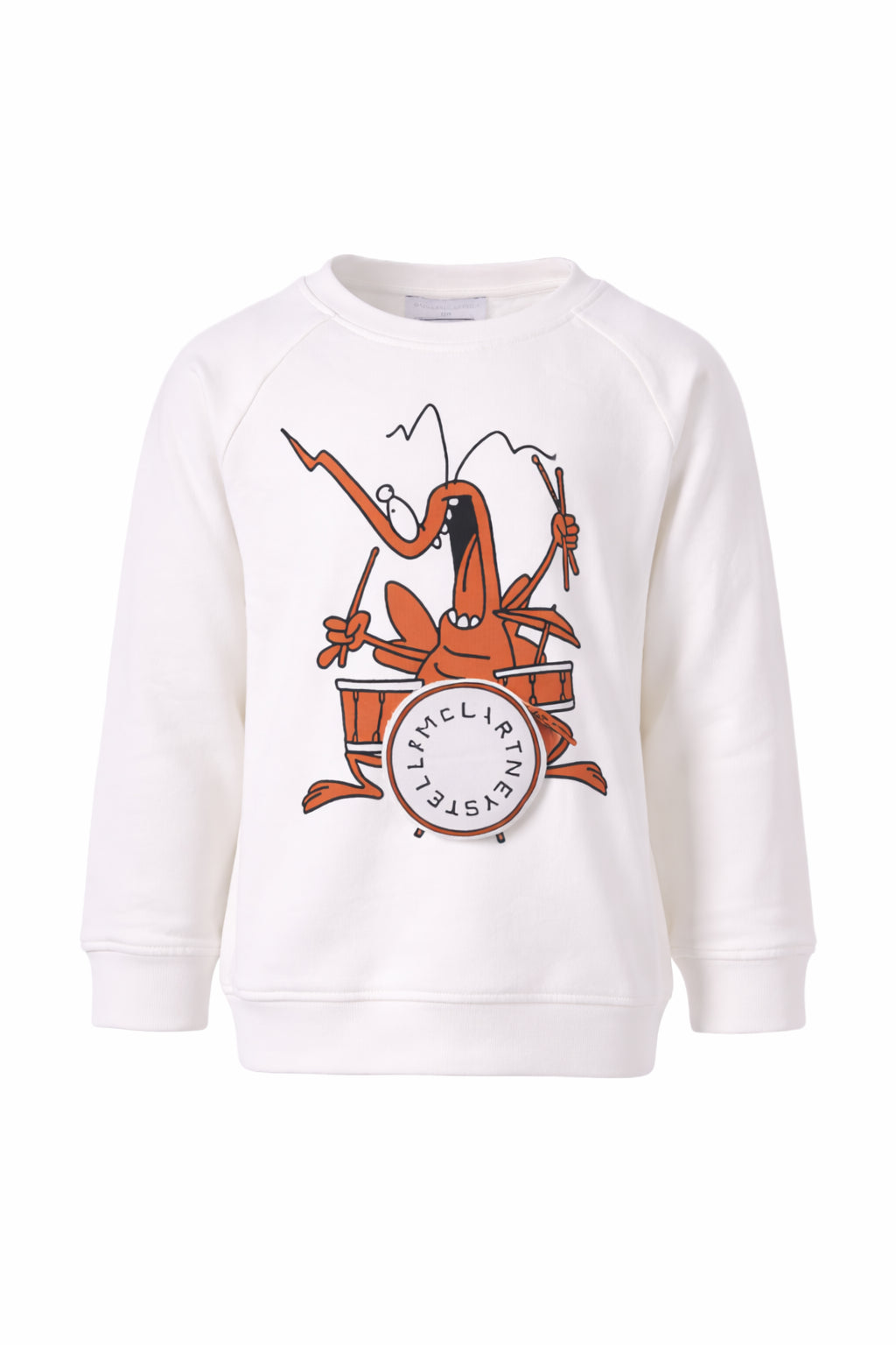 Felpa per bambino Stella McCartney Kids bianca con stampa grafica TY4P60 Z3409 137 STELLA McCARTNEY KIDS 