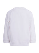 Felpa per bambino Stella McCartney Kids bianca con stampa pallina da tennis TY4Q60 Z0499 101 STELLA McCARTNEY KIDS 