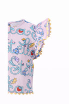 T-shirt per bambina Stella McCartney Kids rosa con ruches TY5A12 Z3434 51RMC STELLA McCARTNEY KIDS 