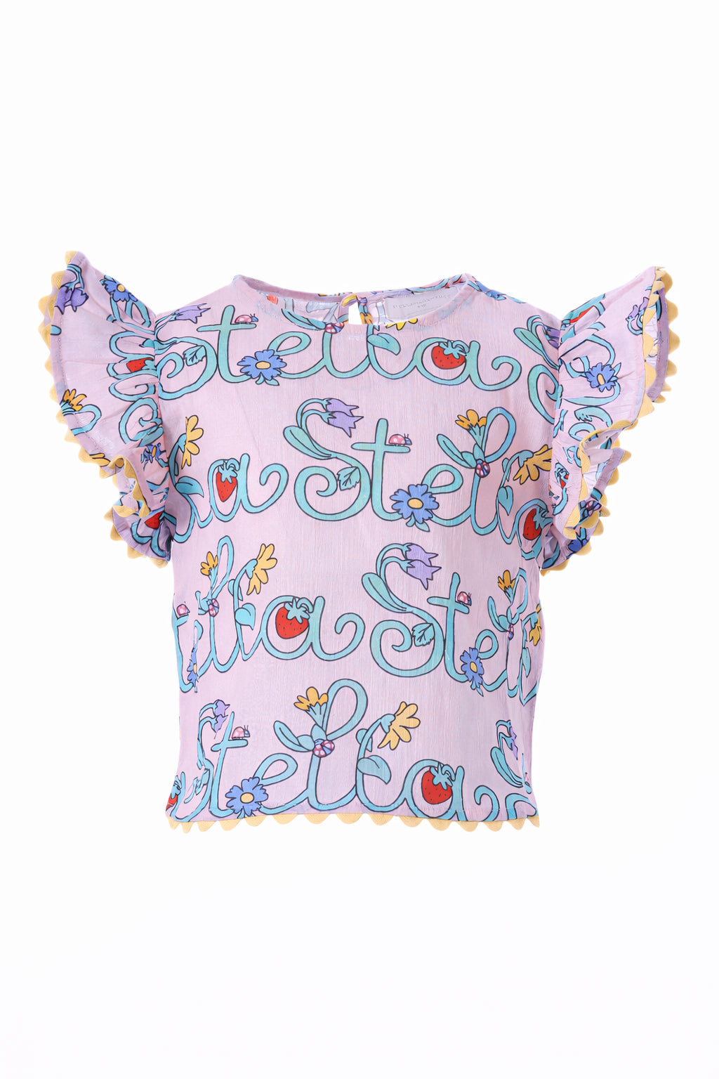 T-shirt per bambina Stella McCartney Kids rosa con ruches TY5A12 Z3434 51RMC STELLA McCARTNEY KIDS 