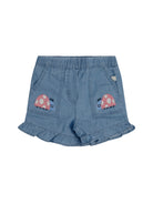Shorts per neonata Stella McCartney Kids denim con stampa coccinelle TY6019 Z0161 600 STELLA McCARTNEY KIDS 