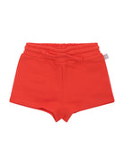 Shorts per neonata Stella McCartney Kids rossi con chiusura a coulisse TY6129 Z0499 426 STELLA McCARTNEY KIDS 
