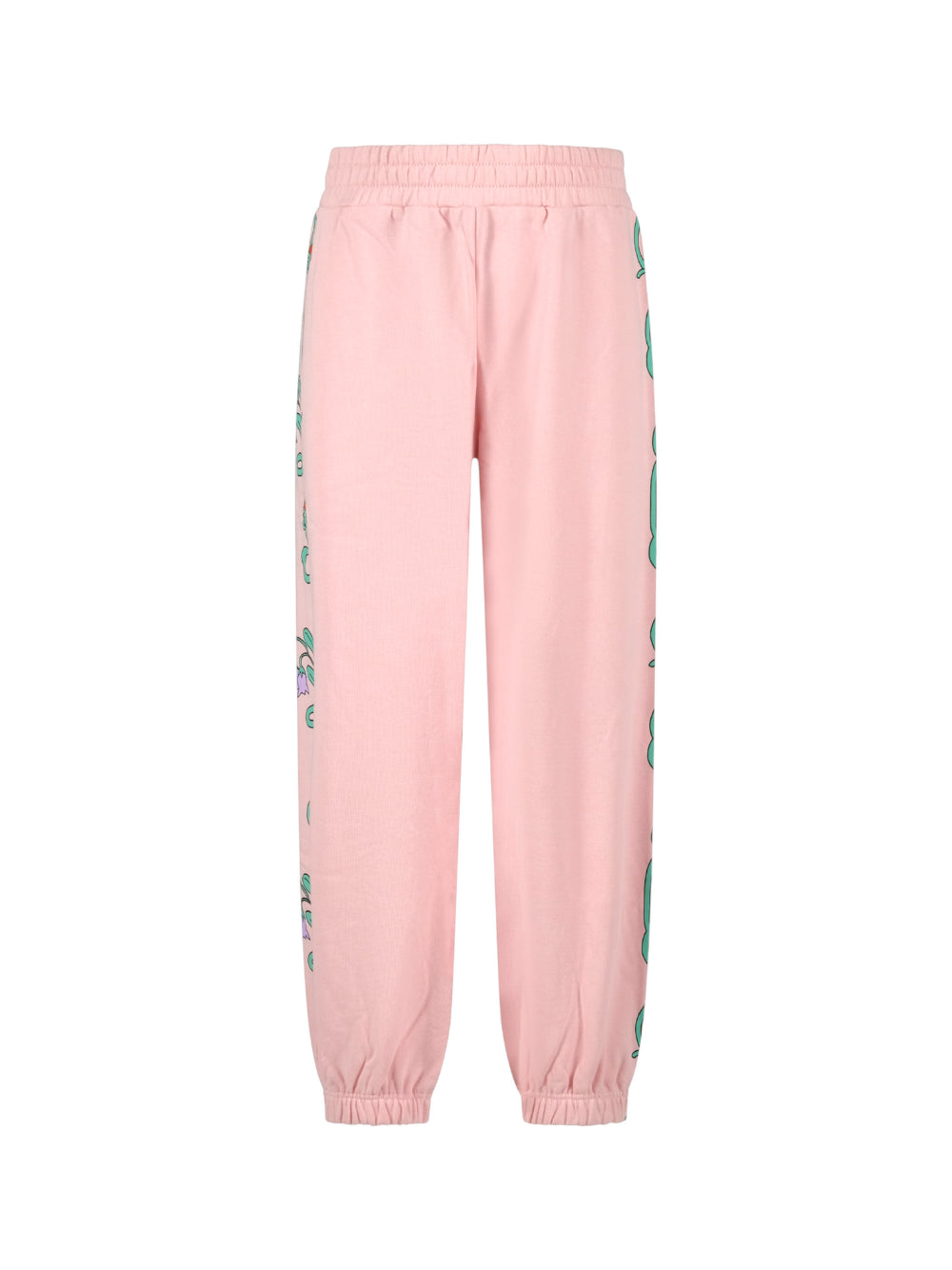 Pantaloni sportivi per bambina Stella McCartney Kids rosa con stampa floreale TY6A60 Z3409 51R STELLA McCARTNEY KIDS 