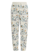 Pantaloni per bambina Stella McCartney Kids bianchi con logo all-over TY6E50 Z3422 101MC STELLA McCARTNEY KIDS 