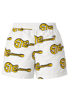 Shorts per bambino Stella McCartney Kids bianchi con stampa grafica TY6P59 Z3542 101MC STELLA McCARTNEY KIDS 