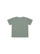 T-shirt per neonati Stella McCartney Kids verde con stampa grafica sul davanti TY8031 Z0434 754 STELLA McCARTNEY KIDS 