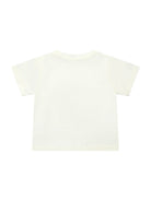 T-shirt per neonato Stella McCartney Kids bianca con stampa grafica TY8510 Z0434 101 STELLA McCARTNEY KIDS 
