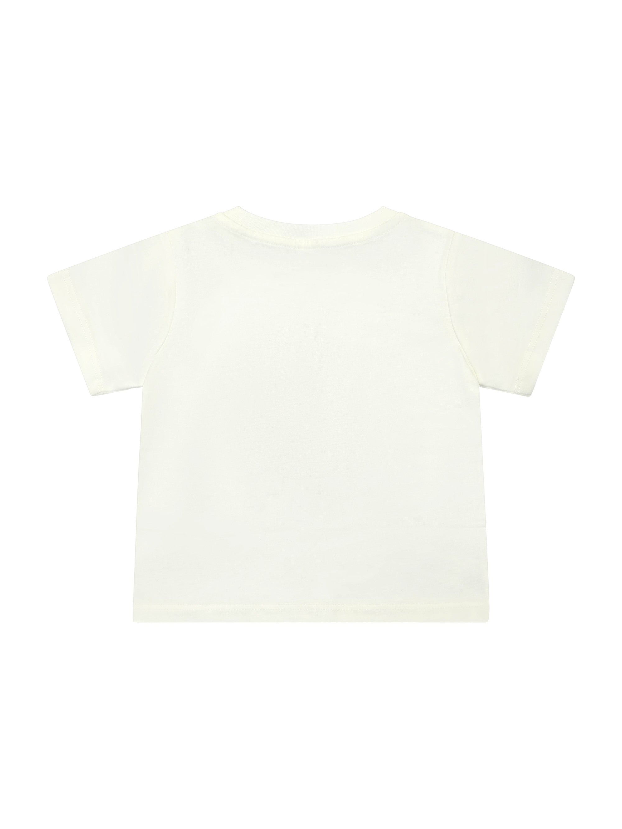 T-shirt per neonato Stella McCartney Kids bianca con stampa grafica TY8510 Z0434 101 STELLA McCARTNEY KIDS 