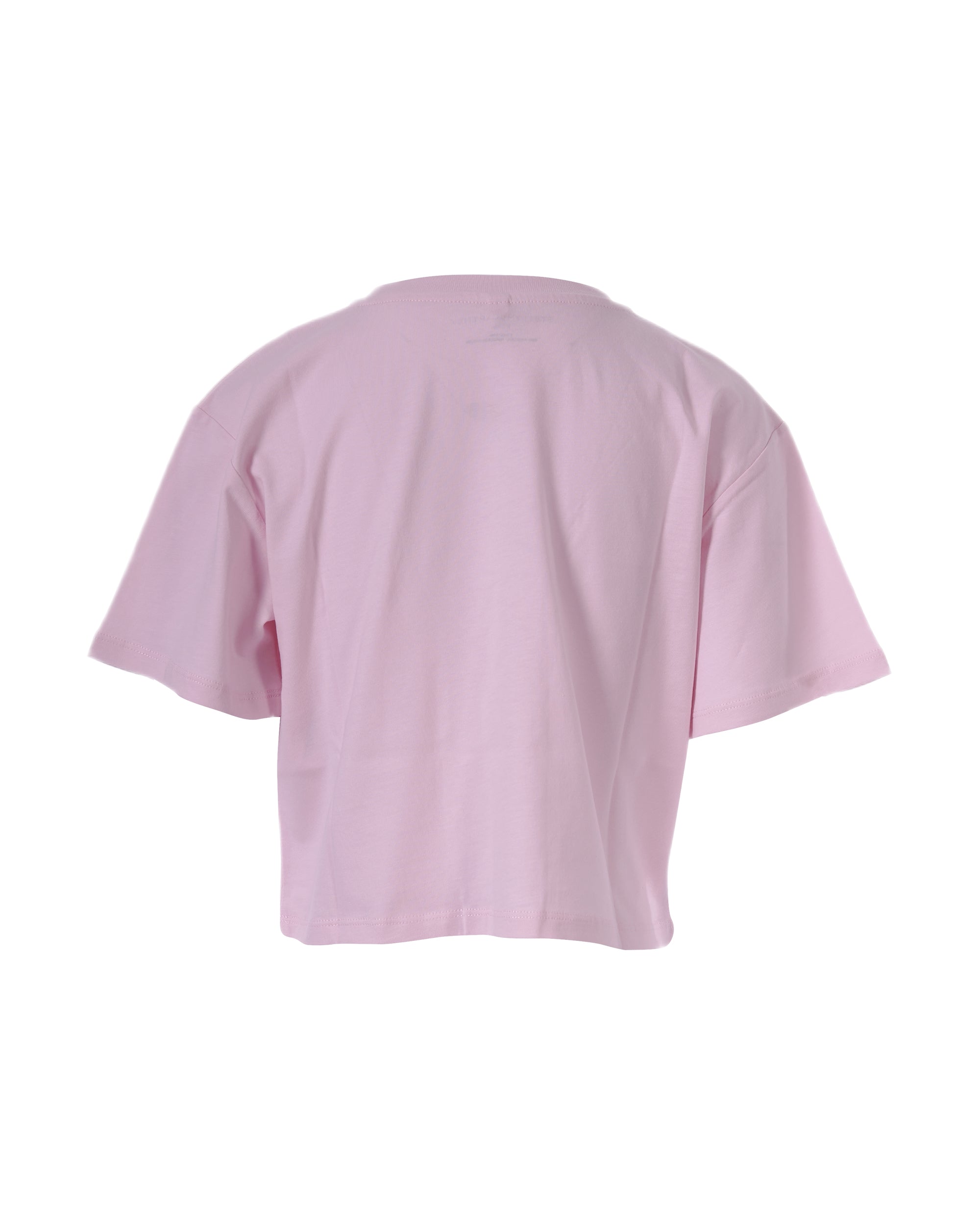T-shirt per bambina Stella McCartney Kids rosa con logo Stella sul davanti TY8A31 Z0434 51R STELLA McCARTNEY KIDS 