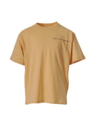 T-shirt per bambino Stella McCartney Kids giallo con scritta "Stella McCartney" sul davanti TY8P21 Z0434 251 STELLA McCARTNEY KIDS 