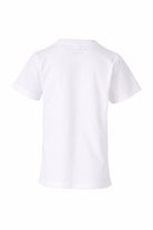 T-shirt per bambino Stella McCartney Kids bianca con stampa cavallo sul davanti TY8S31 Z0434 101 STELLA McCARTNEY KIDS 