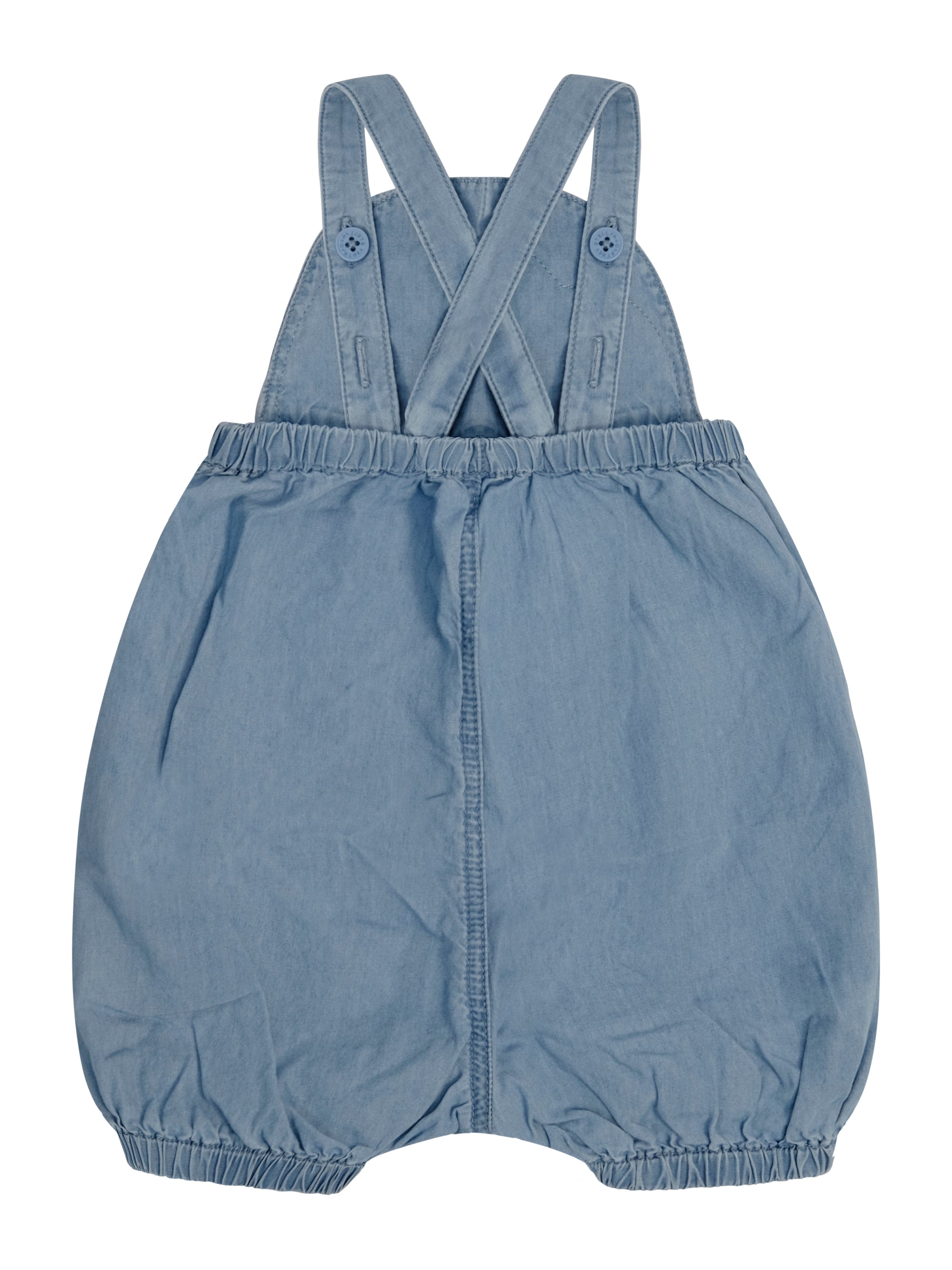 Salopette per neonata Stella McCartney Kids denim con dettaglio coccinella TYA012 Z0161 600 STELLA McCARTNEY KIDS 