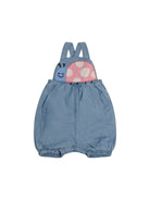 Salopette per neonata Stella McCartney Kids denim con dettaglio coccinella TYA012 Z0161 600 STELLA McCARTNEY KIDS 