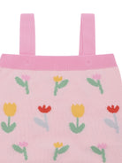 Body per neonata Stella McCartney Kids rosa con ricamo fiori TYA052 Z2423 51Z STELLA McCARTNEY KIDS 