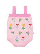 Body per neonata Stella McCartney Kids rosa con ricamo fiori TYA052 Z2423 51Z STELLA McCARTNEY KIDS 