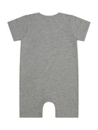 Tutina per neonato Stella McCartney Kids grigia con stampa tamburo sul davanti TYA511 Z0434 807 STELLA McCARTNEY KIDS 